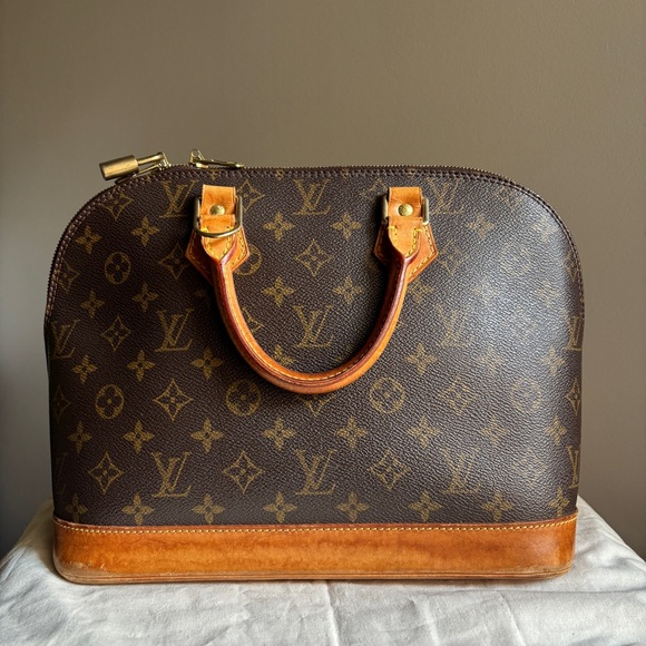 Louis Vuitton Alma PM Monogram Vintage 2001 Top Handle Satchel - Made in France - Picture 2 of 12